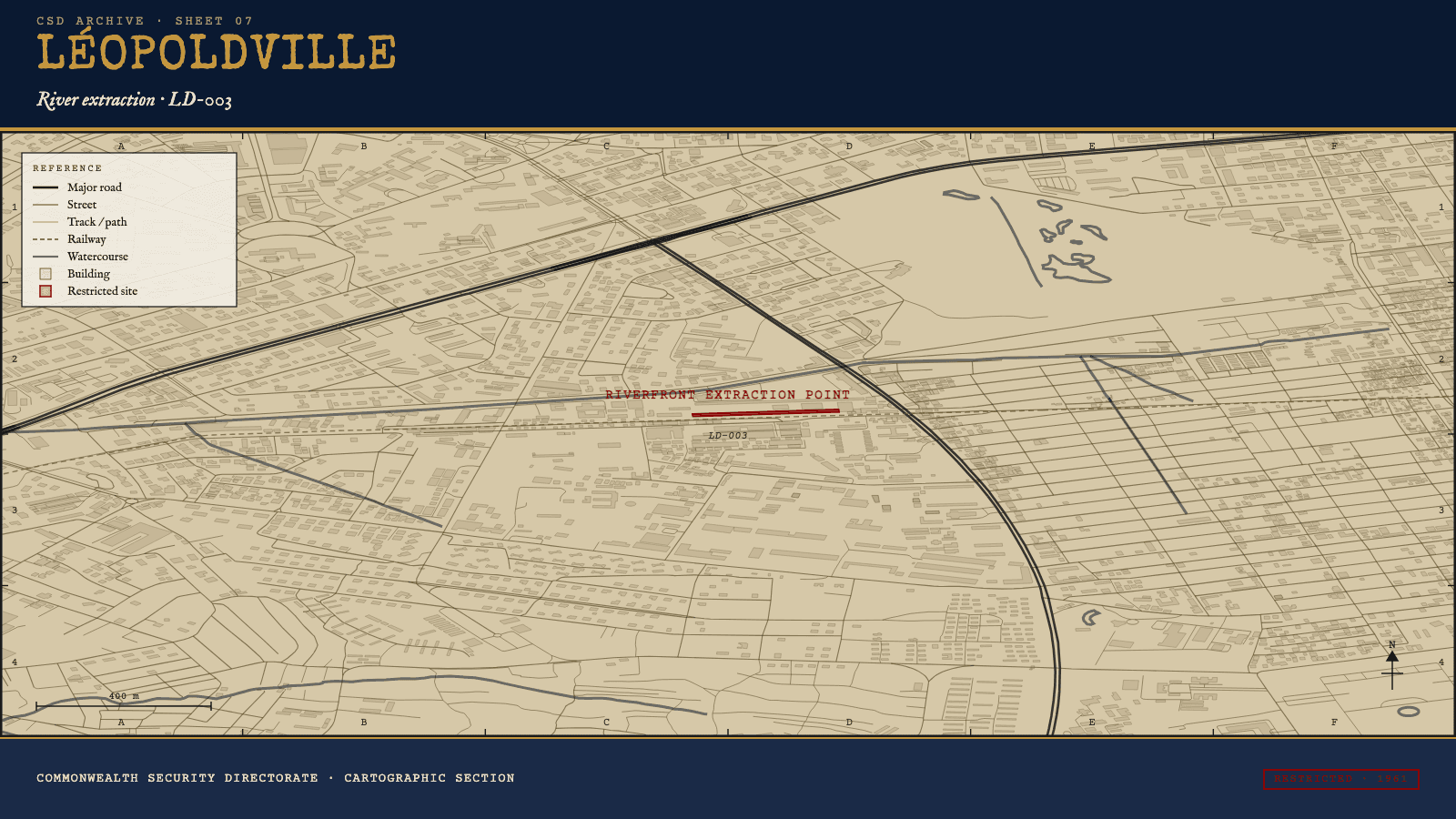 LÉOPOLDVILLE map sheet